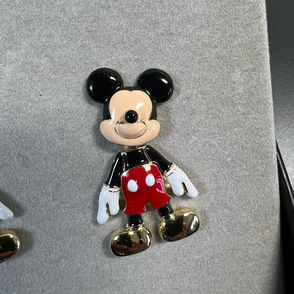 NWT Baublebar x Disney Mickey Mouse Enamel Earrings - Picture 3 of 6